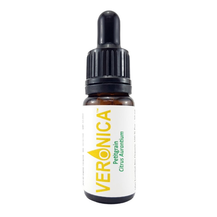 Ulei Esential Veronica, de Petitgrain, Bio Organic, 100 % Pur, 10 ml