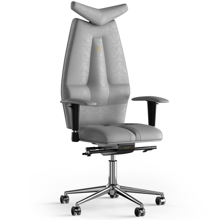 Ergonomikus irodai szék Kulik System Jet, Antara, Textil, Ezüst