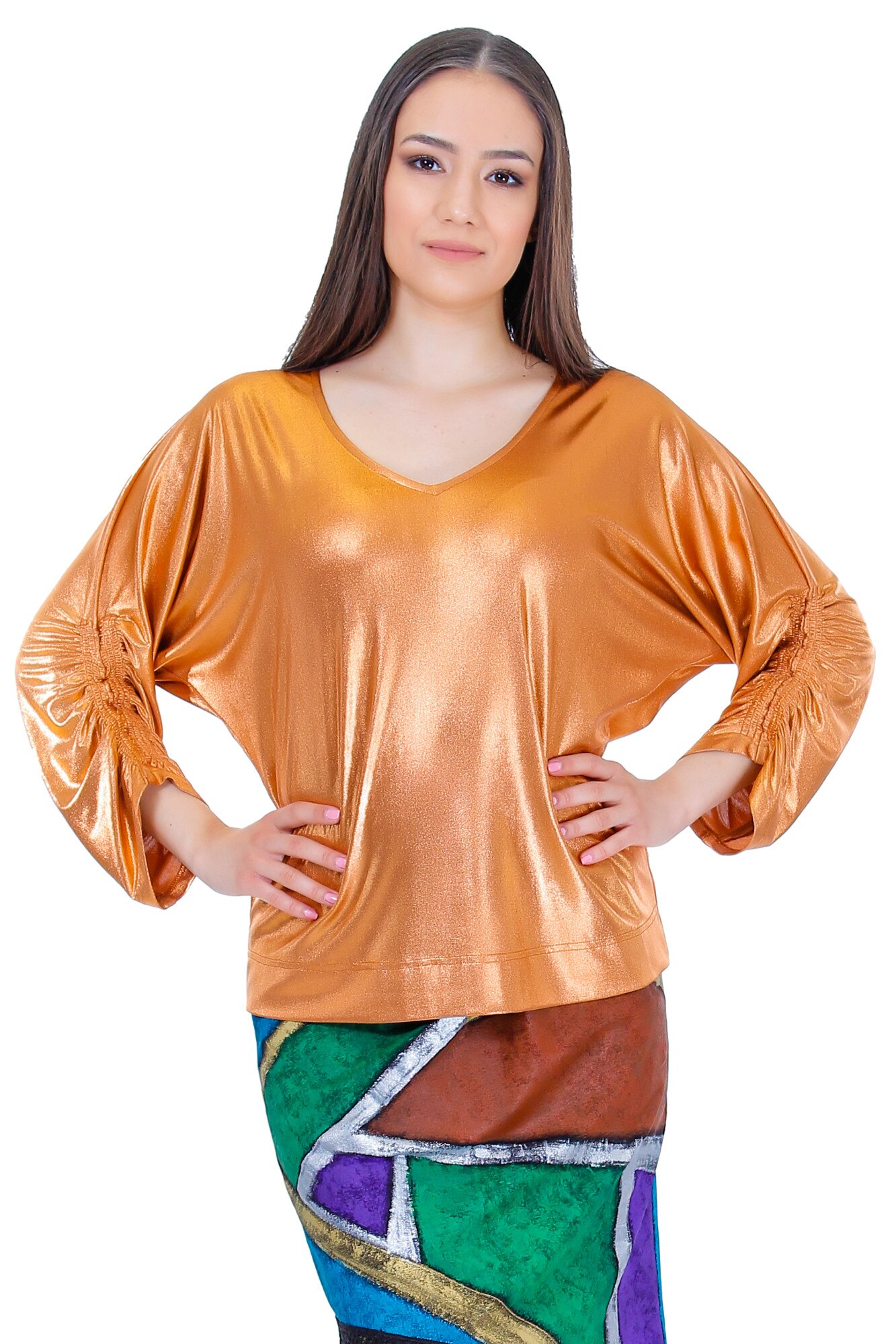 Bluza, Liza Panait, G7034, jerse, aramie
