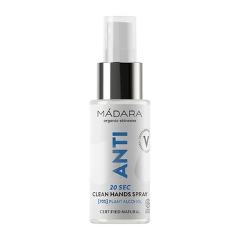 Spray de curatat pentru maini Madara, Anti 20 Sec, 70 % alcool, 50 ml Spray de curatat pentru maini Madara, Anti 20 Sec, 70 % alcool, 50 ml
