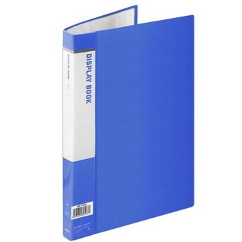 Mapa Prezentare A4 Deli, 30 Folii, Coperta Rigida din Polipropilena, Albastru Mapa Prezentare A4 Deli, 30 Folii, Coperta Rigida din Polipropilena, Albastru