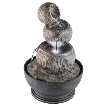 Fantana arteziana de interior Home WF04, iluminare LED, 26cm, Polirasina Fantana arteziana de interior Home WF04, iluminare LED, 26cm, Polirasina