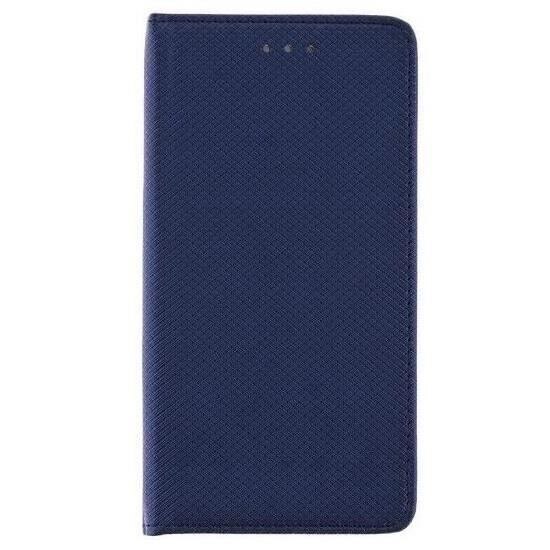 Husa Flip Compatibila cu Samsung Galaxy S21 - iberry Smart Book Tip Carte Albastru