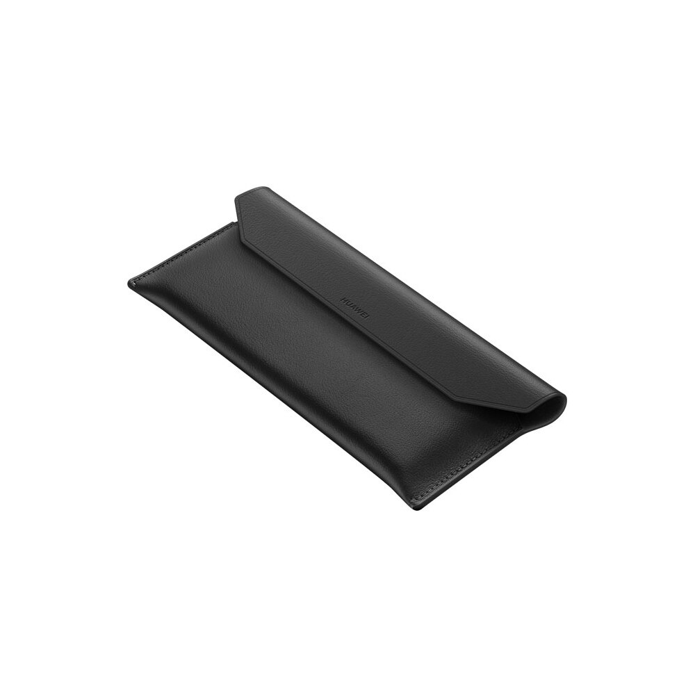 Husa de protectie Huawei pentru Mate XS, etui, piele naturala, Negru, BBL2461