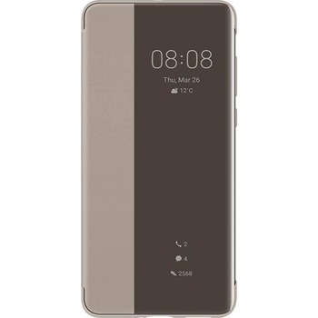 Husa de protectie Huawei Smart View Flip Cover pentru P30, Khaki, BBL2466 Husa de protectie Huawei Smart View Flip Cover pentru P30, Khaki, BBL2466