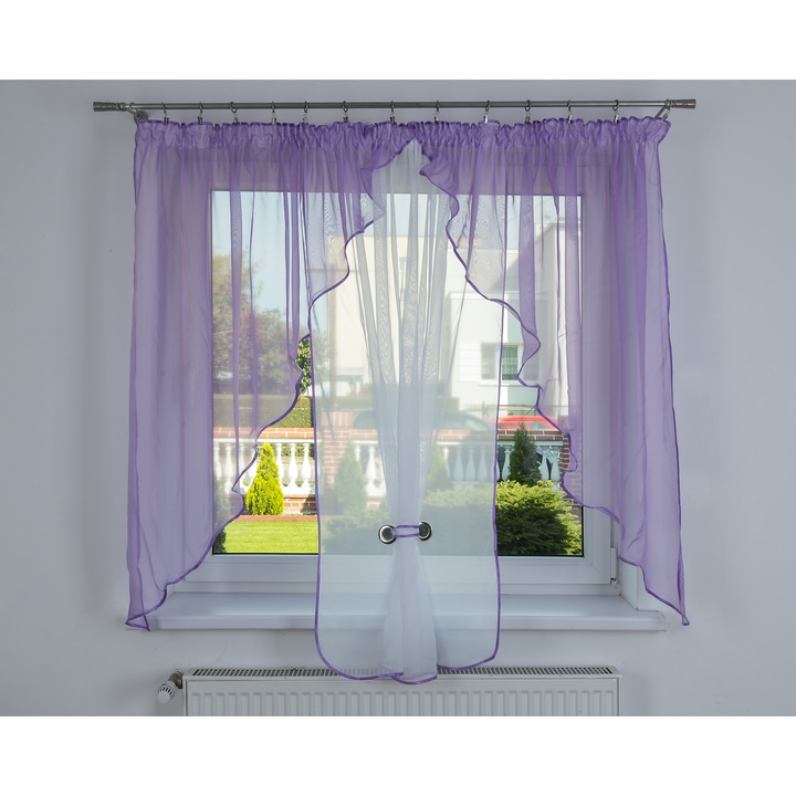 Перде Corsica Violet, 350x150 см