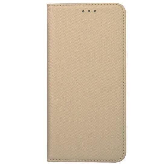 Husa Flip Compatibila cu Xiaomi Mi 10T - iberry Smart Book Tip Carte Auriu