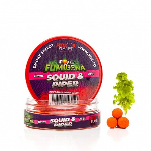 Pop-up fumigena squid&peper 8 mm 25g