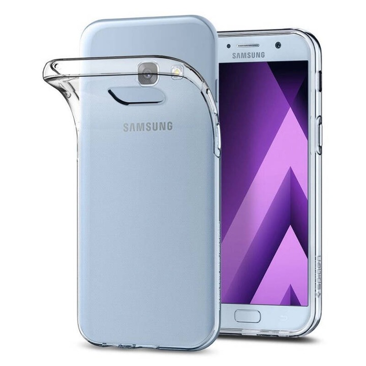 Husa Pentru SAMSUNG Galaxy A5 2018 / A8 2018 - Luxury Slim 0.5mm TSS, Transparent