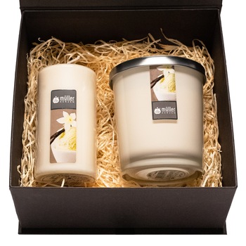 Set 2 lumanari cadou Charm- Vanilla Dream Set 2 lumanari cadou Charm- Vanilla Dream