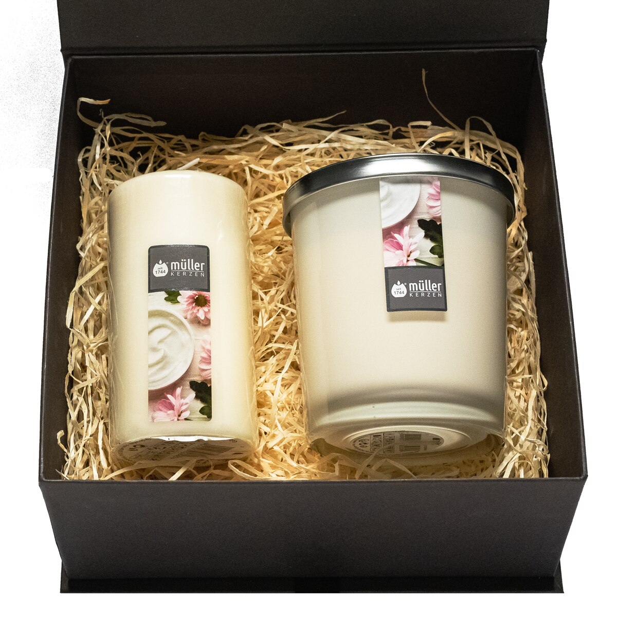 Set 2 lumanari cadou Charm- Soft Creme