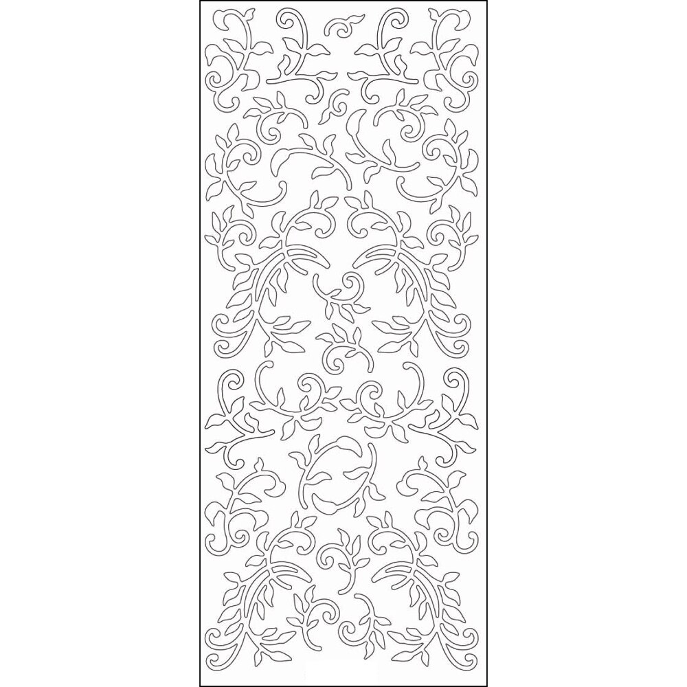 Set accesorii creatie, sticker floral, 23 x 10 cm, auriu, Meyco