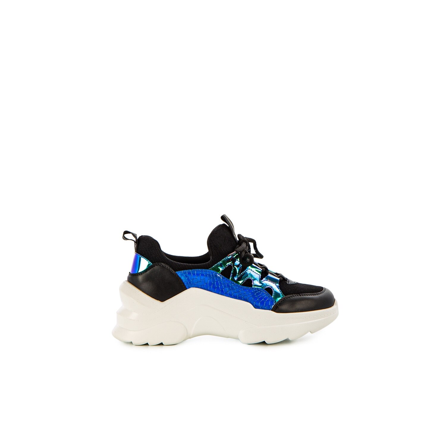 Pantofi sport dama Amos alb, Negru