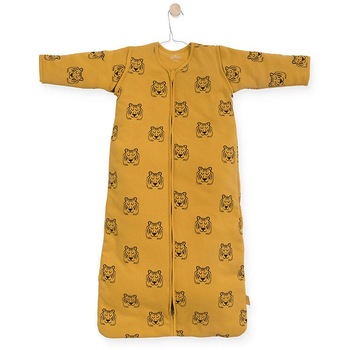 Sac de dormit Jollein Tiger 4 sezoane, 90cm, maneci detasabile, galben Sac de dormit Jollein Tiger 4 sezoane, 90cm, maneci detasabile, galben