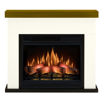 Semineu electric Dublin Vanilla si Stejar cu focar electric ClassicFlame FCF-23 si sunet Semineu electric Dublin Vanilla si Stejar cu focar electric ClassicFlame FCF-23 si sunet