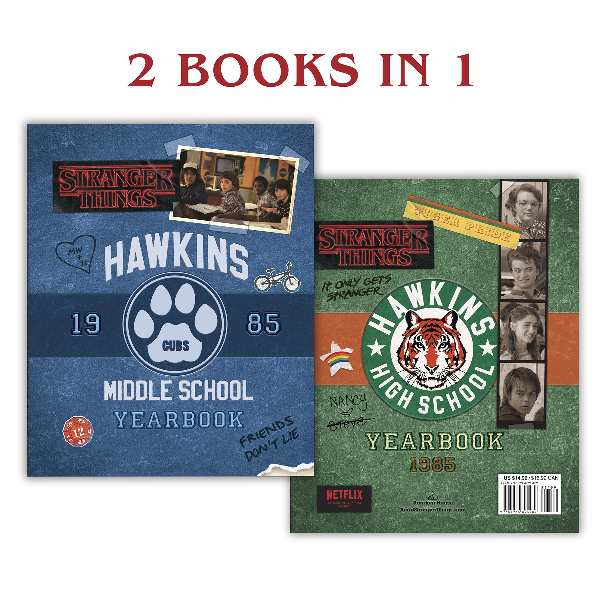 Hawkins Middle School Yearbook / Hawkins High School Yearbook (Stranger Things) - Matthew J. Gilbert, editia 2019