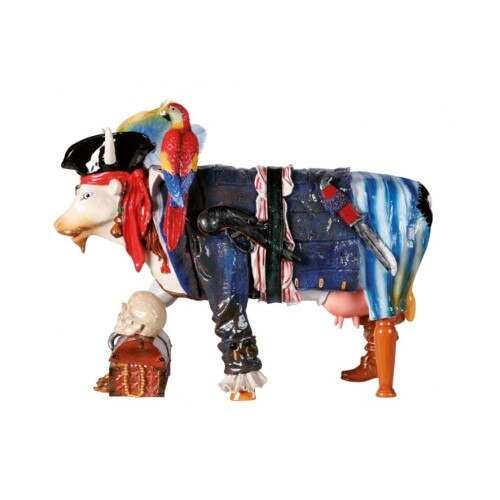 Vacuta Decorativa din rasina, Piratul Jack