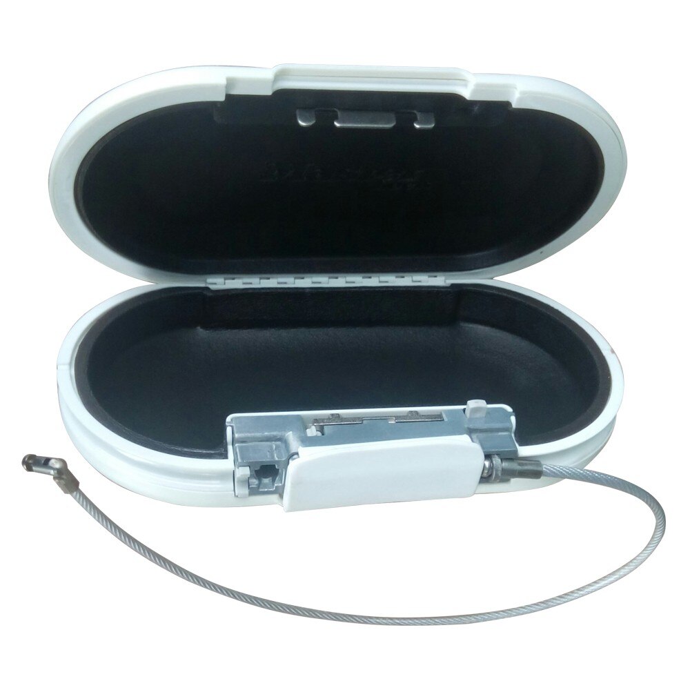 Miniseif portabil pentru camere, telefoane, portofele, carduri Bormanico, GRI INCHIS, 240 x 130 x 60 mm