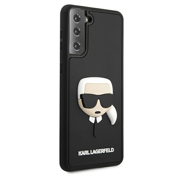 Husa pentru Samsung Galaxy S21 Plus Karl Lagerfeld 3D Rubber Karl`s Head black