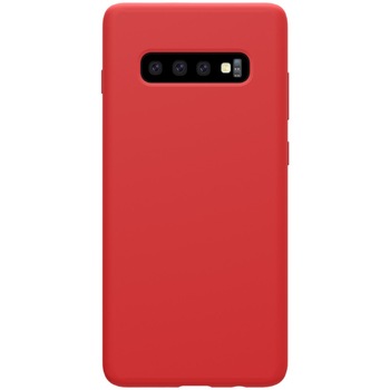 Husa protectie compatibila cu Samsung S10 Liquid Silicone Case Rosu Husa protectie compatibila cu Samsung S10 Liquid Silicone Case Rosu