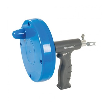 Dispozitiv desfundat canalizare, actionare manuala, cablu 6m, grosime 6mm , Silverline Dispozitiv desfundat canalizare, actionare manuala, cablu 6m, grosime 6mm , Silverline
