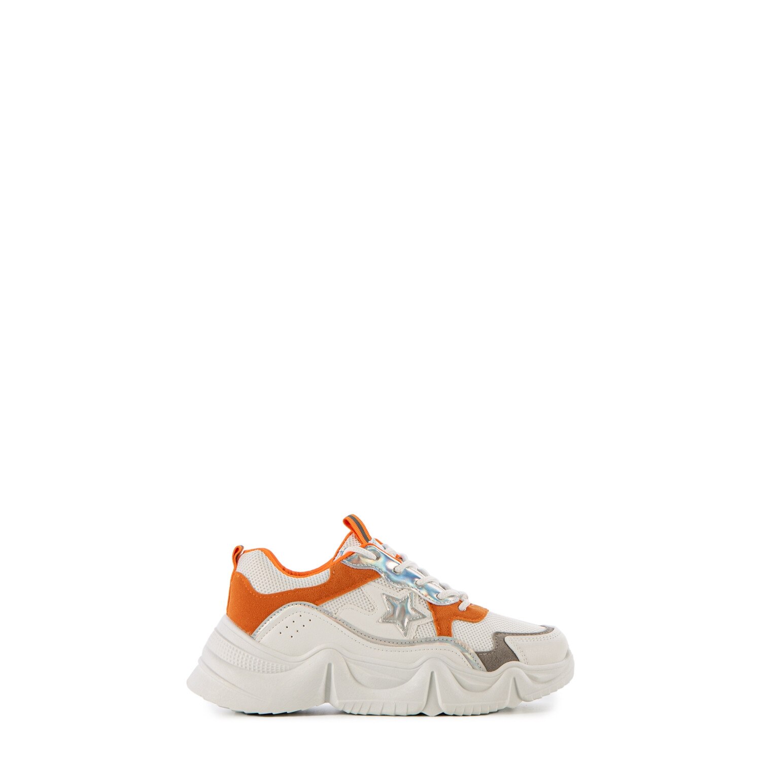 Pantofi sport dama Taine negru, Portocaliu