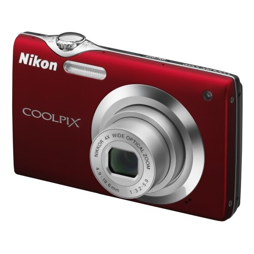 Aparat foto digital Nikon Coolpix S3000 rosu - eMAG.ro
