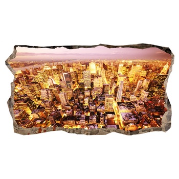 Fototapet 3D Startonight Orasul de aur, luminos in intuneric, 1.50 x 0.82 m Fototapet 3D Startonight Orasul de aur, luminos in intuneric, 1.50 x 0.82 m