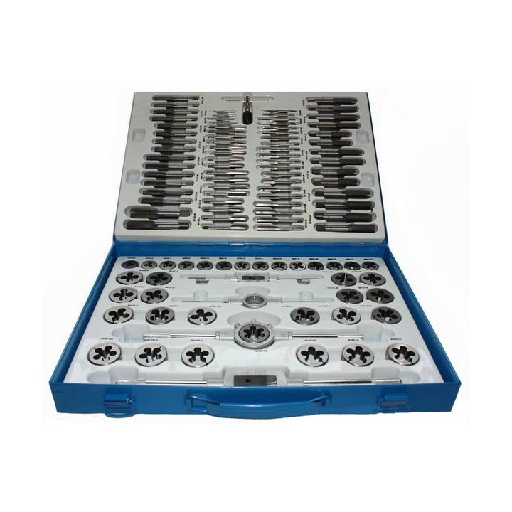 Trusa filiere si tarozi 110 piese Mar-Pol EBN55875