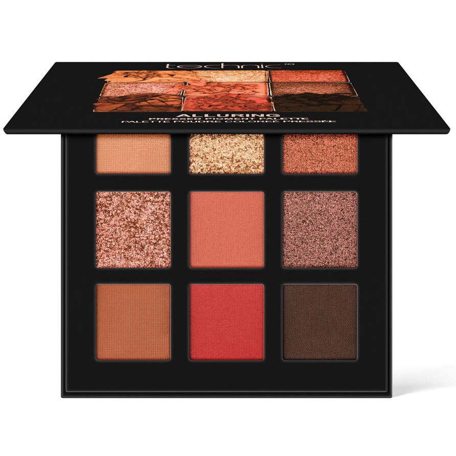 Paleta profesionala de farduri Technic Pressed Pigments Palette, ALLURING