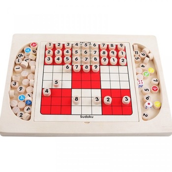 Set Sudoku Multifunction, joc din lemn Set Sudoku Multifunction, joc din lemn