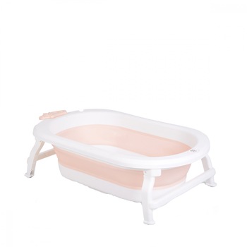 Cadita pliabila pentru bebelusi Moni Siren Roz Cadita pliabila pentru bebelusi Moni Siren Roz