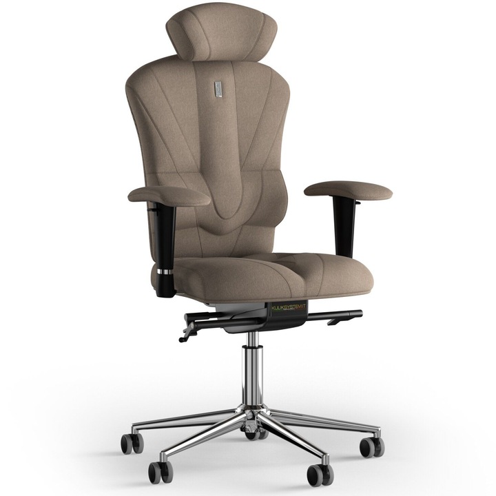 Kulik System Victory Azure ergonomikus irodai szék, textil, karamell