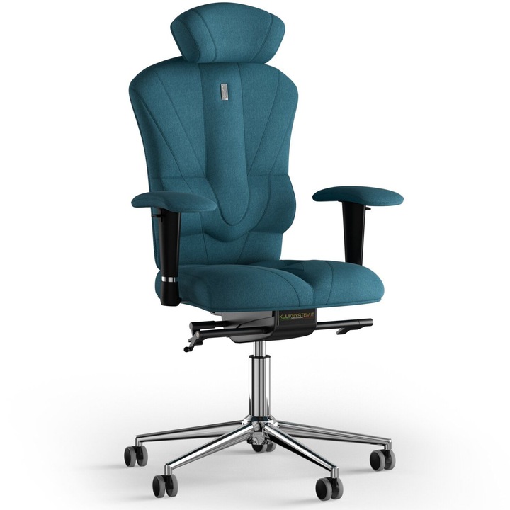 Kulik System Victory, Ergonomikus irodai szék, textil, türkizkék