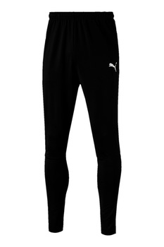Puma, Pantaloni slim fit pentru fotbal LIGA, Negru, XL Puma, Pantaloni slim fit pentru fotbal LIGA, Negru, XL