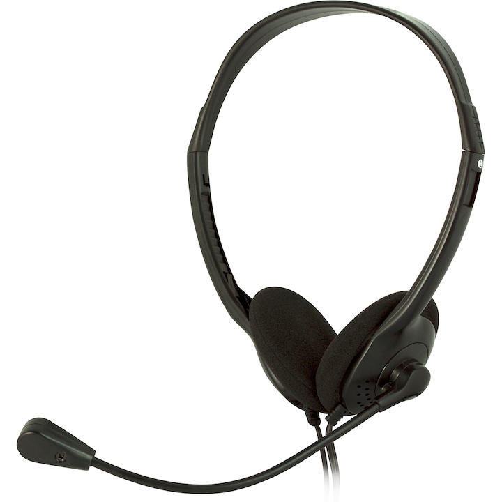 Sencor SEP 252 fejhallgató, Mikrofonnal, Fekete