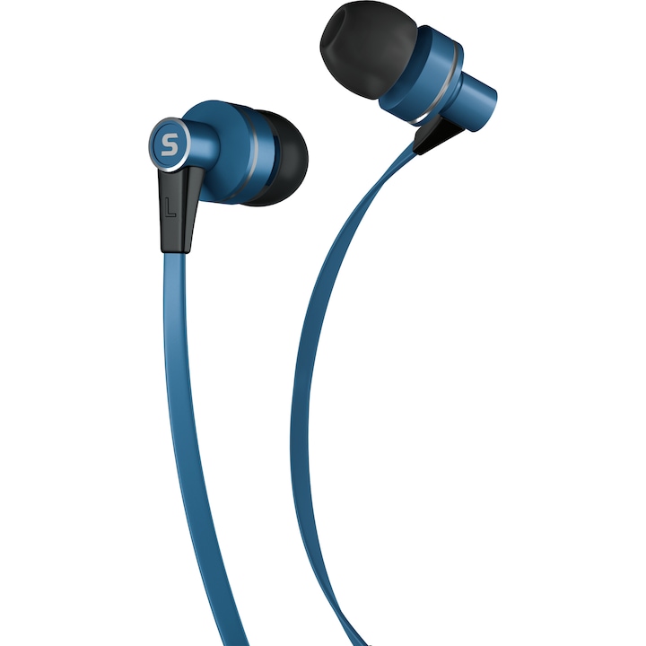 Sencor SEP 300 fülhallgató, Mikrofonnal, Kék