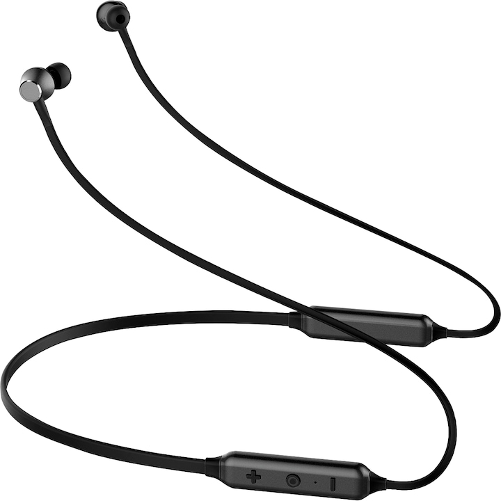 Sencor SEP 500BT fülhallgató, Bluetooth, Vezeték nélküli, Fekete