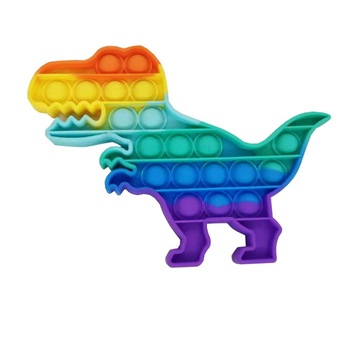 Jucarie Pop It Zenuk® - Sensory Fidget Toy, Antistres, Forma Dinozaur, Multicolor Jucarie Pop It Zenuk® - Sensory Fidget Toy, Antistres, Forma Dinozaur, Multicolor