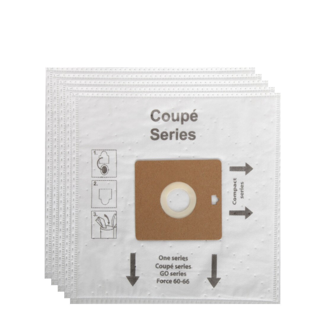 Set 4 saci sintetici pentru aspiratoare Toni, Nilfisk, Alb