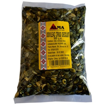 Dovleac miez crud Alma 500g Dovleac miez crud Alma 500g