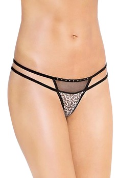 Chiloti tanga dama Softline 2459, Poliamida/Elastan, Negru, S/L Chiloti tanga dama Softline 2459, Poliamida/Elastan, Negru, S/L