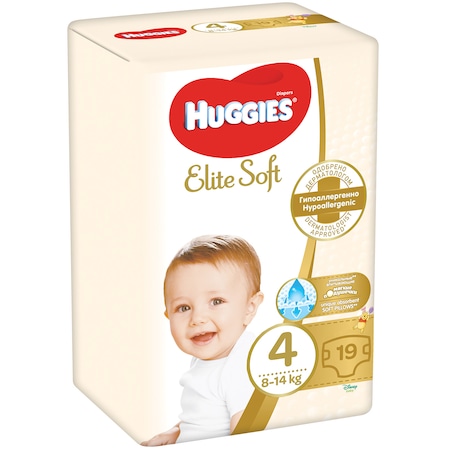 Diapers Huggies elite soft 2 4-6 kg 164 PCs box