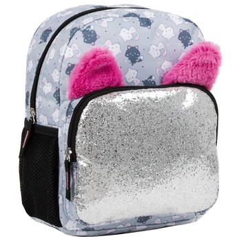 Rucsac scoala BackUP 3 model U 59 urechi, multicolor Rucsac scoala BackUP 3 model U 59 urechi, multicolor