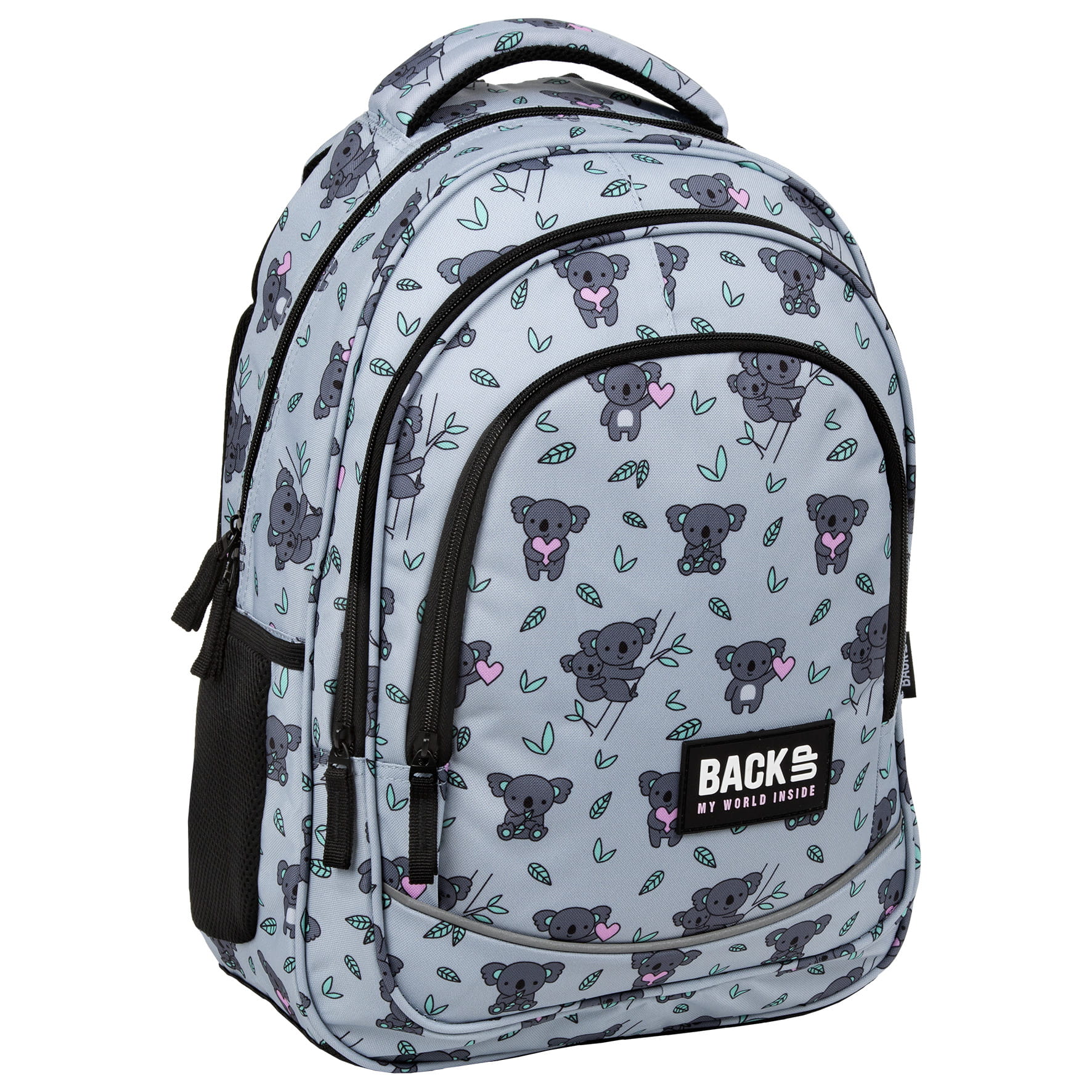 Rucsac scoala BackUP 3 model X 15 urs panda, multicolor