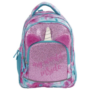 Rucsac scoala BackUP 3 model Y 57 inorog, multicolor Rucsac scoala BackUP 3 model Y 57 inorog, multicolor
