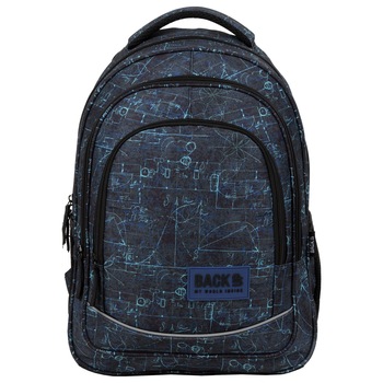 Rucsac scoala BackUP 3 model X 46 formule matematice, multicolor Rucsac scoala BackUP 3 model X 46 formule matematice, multicolor