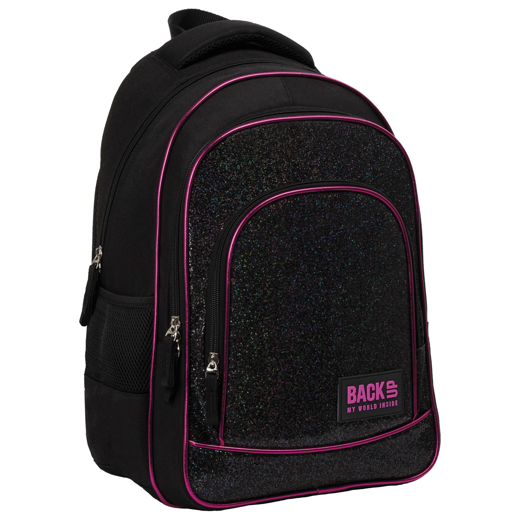 Rucsac scoala BackUP 3 model YA 56 brocat, multicolor