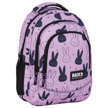 Rucsac scoala BackUP 4 model X 35 iepuri, multicolor Rucsac scoala BackUP 4 model X 35 iepuri, multicolor