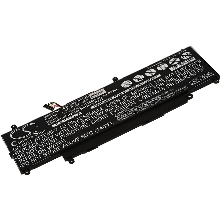Acumulator compatibil Samsung XE700T1A / model AA-PLZN4NP